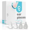 Whisper Ear Pieces | USA | 4 Replacement Ear Pieces for The Whisper Ear Dryer + Storage Case | Combat Annoying Swimmers Ear & Remove Stuck Water from Ears with Warm Gentle Air view 1