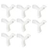 Aligner Chew,8PCS Y-Shaped Chew for Invialign Aligner,Hardness 45Silicone Orthodontic Munchies Chompers Aligner Trays Seaters(8PCS Unflavored) view 1