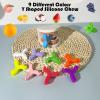 Aligner Chew,8PCS Y-Shaped Chew for Invialign Aligner,Hardness 45Silicone Orthodontic Munchies Chompers Aligner Trays Seaters (8PCS Mix Flavor) view 2