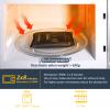 wisedry 4 x 500 Grams [4.4 lbs] Rechargeable Silica Gel Car Dehumidifier, Microwave Fast Reactivated Desiccant Packets Large for Gun Safe Closet Basement Garage Storage Moisture Absorber Bag Reusable view 2