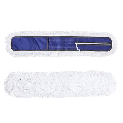36" Microfiber Mop Pads 2 Pieces Just Fit CLEANHOME Industrial Dust Mop: B08R3F1ZZM,Blue