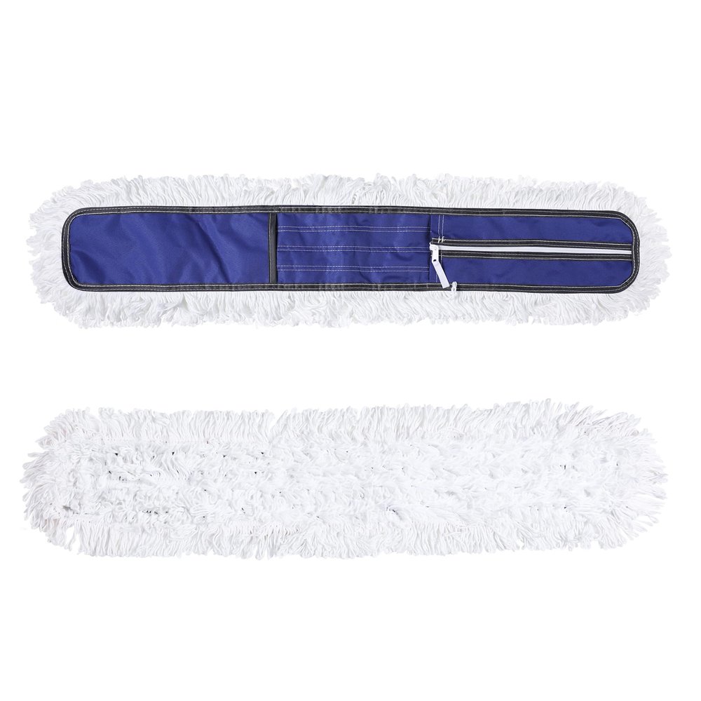 36" Microfiber Mop Pads 2 Pieces Just Fit CLEANHOME Industrial Dust Mop: B08R3F1ZZM,Blue