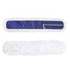 36" Microfiber Mop Pads 2 Pieces Just Fit CLEANHOME Industrial Dust Mop: B08R3F1ZZM,Blue view 1