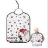 Adult Bibs for Elderly Women - Christmas Waterproof Dining Clothing Protectors with Crumb Catcher for Eating/Feeding, Xmas Gnomes Winter Snowflake Berry Botanical Terry Cloth Bib Machine Washable view 1