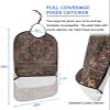Adult Bibs for Elderly Women - Retro Boho Waterproof Dining Clothing Protectors with Crumb Catcher for Eating/Feeding, Modern Geometric Abstract Art Aesthetics Terry Cloth Bib Machine Washable view 2