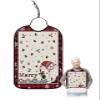 Adult Bibs for Elderly Women - Christmas Waterproof Dining Clothing Protectors with Crumb Catcher for Eating/Feeding, Red Black Plaid Gnomes Xmas Tree Snowflake Berry Terry Cloth Bib Machine Washable view 1