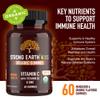 YUM-V'S Kids Strong Earth - Organic Immune Health Gummies with Vitamin C, Vitamin D3 Plus Zinc - Immune System Boost Zinc, Vitamin C, Vitamin D Gummies - Gummy Multivitamin (60 Count) view 2