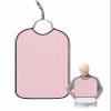 Kewadony Adult Bibs for Elderly Women - Pink Geometric Waterproof Dining Clothing Protectors with Crumb Catcher for Eating/Feeding, Modern Abstract Art Aesthetics Terry Cloth Bib Machine Washable view 1