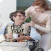 Adult Bibs for Elderly Women - Halloween Waterproof Dining Clothing Protectors with Crumb Catcher for Eating/Feeding, Trick or Treat Children Pumpkin Black Branches Terry Cloth Bib Machine Washable view 3