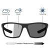 Vintage Sports Square Mens Reading Glasses Transition reader Sunglasses for cycling Photochromic full lens Reader (red, 2.75, x) view 2
