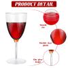 ABuff 32 Pack Plastic Wine Glasses Champagne Flutes Disposable 8 Oz Clear Hard Plastic Disposable champagne glasses for Parties, Wedding Party Toasting Cocktail Cups view 3