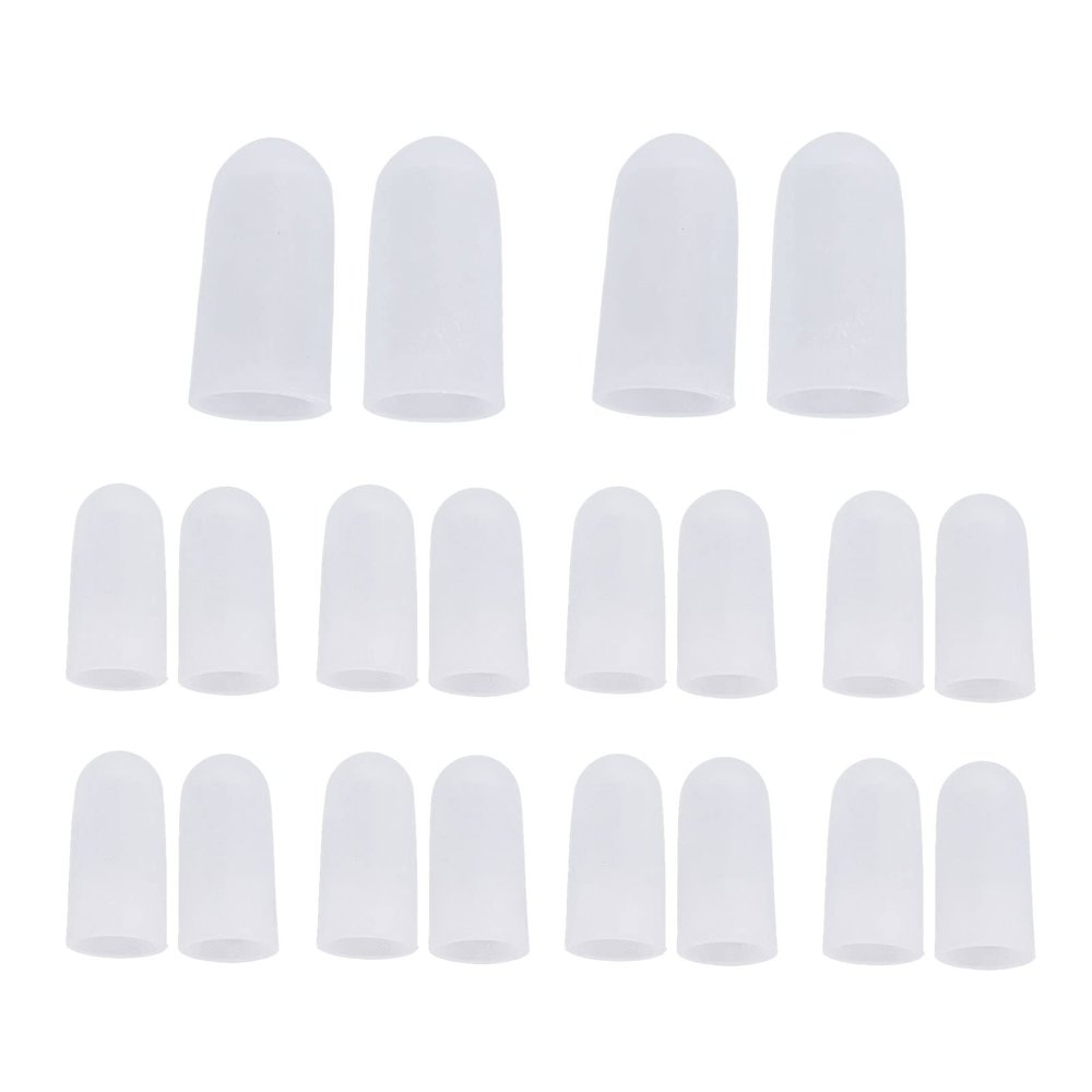 10 Pairs Silicone Toe Protectors, Soft Guards to Avoid Toe Friction and Pain