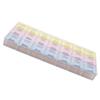 Reusable Pill Organizer 21 Compartments Travel Pill Case for Purse Pocket Travel Medicines Holder view 1