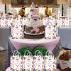 16 Pieces My First Rodeo One Birthday Party Favors Bags,Cowgirl 1st Bday Gift Snacks Treat Candy Favors Bags with Handles for Cowgirl 1st Birthday Party Decorations view 3