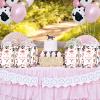 16 Pieces My First Rodeo One Birthday Party Favors Bags,Cowgirl 1st Bday Gift Snacks Treat Candy Favors Bags with Handles for Cowgirl 1st Birthday Party Decorations view 4