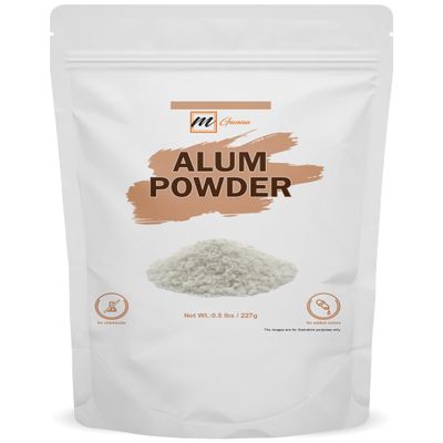 mGanna 100% Natural Alum Powder for Skin and Health Care 227 GMS / 0.5 LBS