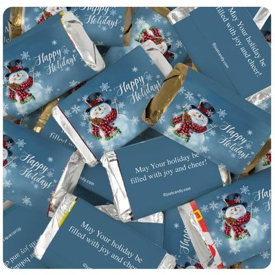 41 Pcs Christmas Candy Party Favors Miniatures Chocolate - No Assembly Required - Snowman