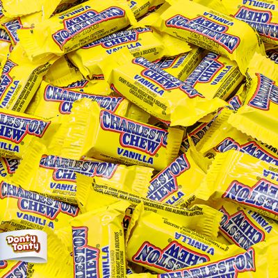 CHEW Candy Bars 2 lb  Bulk Taffy Bag, Vanilla Flavor, Old Fashioned, Gluten Free, Peanut Free, Individually Wrapped (108 Pieces)