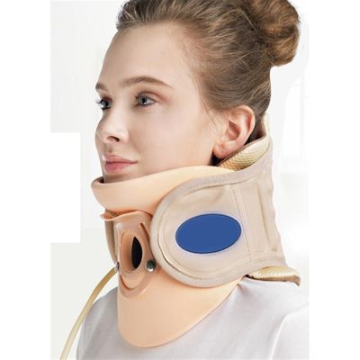 ALKANI Pneumatic Neck Stretcher Relief Pinched Nerves Herniated Discs Degenerative Discs Sciatica Whiplash Stenosis Stiff Neck Pain Relief Neck Devices for Patient Comfort (Color : Beige)