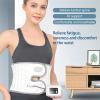 ALKANI Decompression Back Belt Brace Pain Lumbar Support Back Belt Adjustable Spinal Waist Back Air Massage Belt for Lower Back Pain Relief Support Massage Belt (Size : Small) view 4
