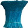 1 Pound Bundle Natural or Dyed/Colored Broomcorn Hurl for Broom Making and Crafting (Blue, 20 Inch)