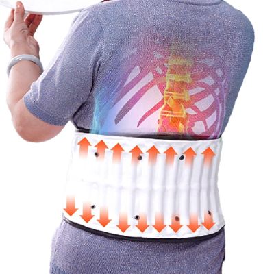 ALKANI Back Support-Decompression Belt Lumbar Support Traction Belt Relieve Tight Sciatica Pain Lumbar Back Support Belt Used for Sedentary Pain Relief (Color : Manual, Size : Large)