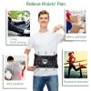 ALKANI Decompression Back Support Belt Brace Back Pain Lower Lumbar Support Spinal Air Traction Belt for Lower Back Pain Relief Support Massage Belt (Size : Large) view 3
