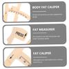Anneome 2pcs Calipers Accurate Fat Measurer Body Measuring Tape Portable Fat Measurer for Fitness view 4