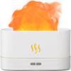 Aegci Essential Oil Diffuser Humidifer with Flame Light Effect, 180ml Air Diffuser for Essential Oils, Humidifiers for Bedroom with 2 Brightness, Auto-Off Function(White) view 1