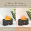 Aegci Essential Oil Diffuser Humidifer with Flame Light Effect, 180ml Air Diffuser for Essential Oils, Humidifiers for Bedroom with 2 Brightness, Auto-Off Function(White) view 4