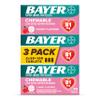Bayer Aspirin Low Dose 81 mg Chewable Tablets, Pain Reliever, Cherry Flavored, 108 Tablets (36 Pack of 3) view 1