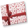 Fun Beach and Sea Theme Thick Wrapping Paper, Fish Whale Lighthouse Premium Gift Wrap, Marine Lover Decor (One 20 inch x 30 inch sheet, Red) view 3