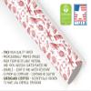 Fun Beach and Sea Theme Thick Wrapping Paper, Fish Whale Lighthouse Premium Gift Wrap, Marine Lover Decor (One 20 inch x 30 inch sheet, Red) view 4
