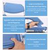 3 in 1 Shower Wheelchair Bedside Commode w/Flip-Up Armrests & EVA Cushion Multifunctional Bath Transport Chair Toilet w/Wheels & Bedpan for Seniors,330lb view 3