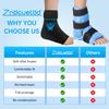 Ankle Ice Pack Wrap for Swelling, Reusable Foot Heel Gel Ice Pack for Injuries Sprained, Hot Cold Therapy Sock Compression for Plantar Fasciitis Pain Relief, Achilles Tendonitis view 3
