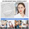 4 Pairs Narrow Cat Eye Reading Glasses for Women 1.25 by WEMOOTEANTS Women's Trendy Clear Readers 100 125 1.50 175 200 225 250 275 3.00 350 400 view 4