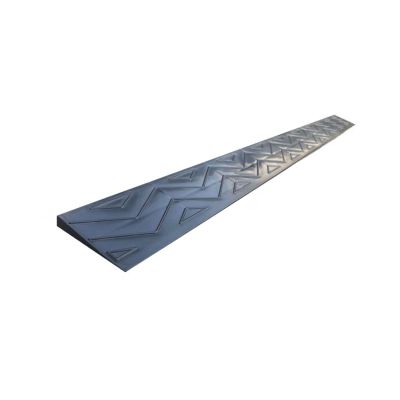 GAMAK Threshold Ramp Portable Lightweight Plastic Curb Ramps 1-6.5cm Non-Slip Rise Step Mat for Sweeping Robot, Wheelchairs, Bicycles, Scooters (Color : Black, Size : 5.5cm)
