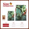 LZQPOEAS Tropical Plants Christmas Gift Bags with Drawstring Christmas Bags Gift Wrapping Bags for Xmas Holiday Party Candy Bag for Christmas Favor Bags for Xmas Presents view 2