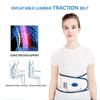 ALKANI Adjustable Decompression Back Belt Lower Back Brace Back Pain Lumbar Support Belt Back Belt Spinal Waist Back Air Massage Belt for Lower Back Pain Relief (Color : Red) view 2