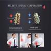 ALKANI Adjustable Decompression Back Belt Lower Back Brace Back Pain Lumbar Support Belt Back Belt Spinal Waist Back Air Massage Belt for Lower Back Pain Relief (Color : Red) view 4