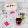 Hibiscus Sampler Set, A Tangy and Tart Variety of Hibiscus Loose-Leaf Infusions, 5 Sample Pouches of Juicy Fruit Flavors combined with the Cranberry-like Flavor of Hibiscus, Each sample makes 8-10 Cups of Tea, Very Berry, Blood Orange, Strawberry Fie view 4