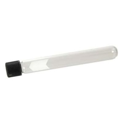 Slant Tube Y570 25ml Borosilicate Glass Test Tube with Phenolic Cap for Yeast Propagation