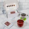 Black Tea Sampler Set, Assortment of Premium Black Teas, 5 Different Tea Sample Pouches, Makes 8-10 Cups of Tea Each, Earl Grey, Vanilla, Peach Vineyard, Black Cherry, Masala Chai by Fusion Teas view 4