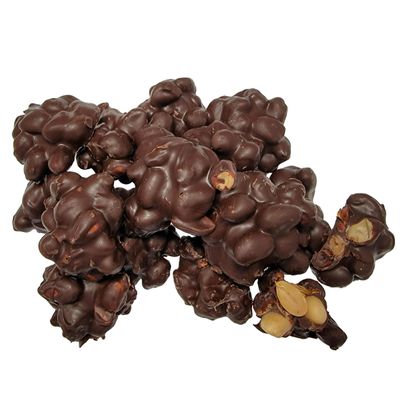 Dark Chocolate Peanut Clusters 12 Ounce 2 Pack By CandyKorner