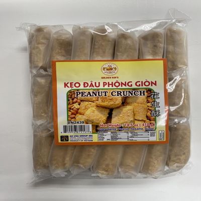 Golden Koi's Peanut Crunch Keo Dau Phong Gion Net Wt. 14.5 oz (410 g)