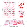 Snogisa 2 Pieces 56 Inch Baby Shower Bag Large Bags,Plastic Gift Bag Storage Bag,Baby Gift Bags for Baby Shower, Baby Boy Gift Bag, Baby Girl Gift Bag, Gender Reveal Gift Bag (baby girl) view 2