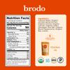 Brodo Organic Chicken Broth | Nutrient Dense, Chef Crafted Bone Broth in Single Serving Pouches | Not Made From Concentrate, No Preservatives (6x 8.3 oz Pouches) view 2
