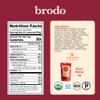 Brodo Spicy Nonna Roasted Garlic & Chili Chicken Broth Nutrient Dense, Chef Crafted Bone Broth in Single Serving Pouches Not Made From Concentrate, No Preservatives (6x 8.3oz Pouches) view 2