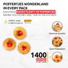 OldSoul Poffertjes Batter Mix | Dough Mix | Vanilla Flavor 10 Lbs | 1400 Mini Dutch Pancakes (10 Lbs, Traditional) view 2