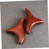 COOLHIYA 2pcs Guasha Horn Scrapers Multi-Purpose Face Body Massager Portable Massage Tool view 4